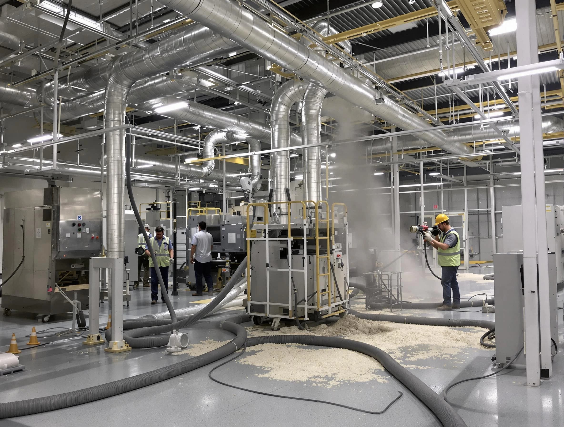 Heavy-duty industrial duct cleaning by Carnot-Moon Air Duct Cleaning in Carnot-Moon