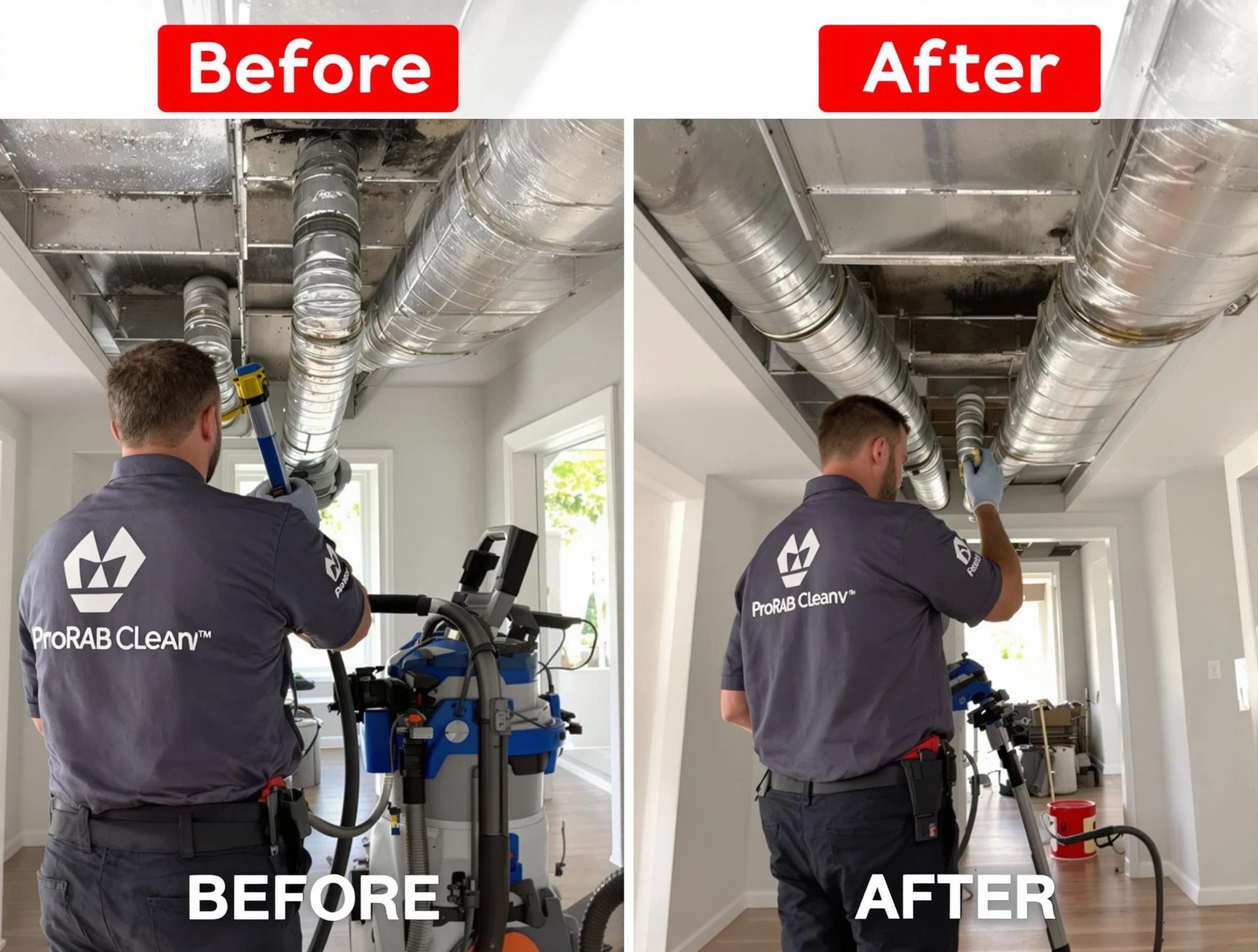 Carnot-Moon Air Duct Cleaning expert performing thorough residential duct cleaning in a Carnot-Moon home